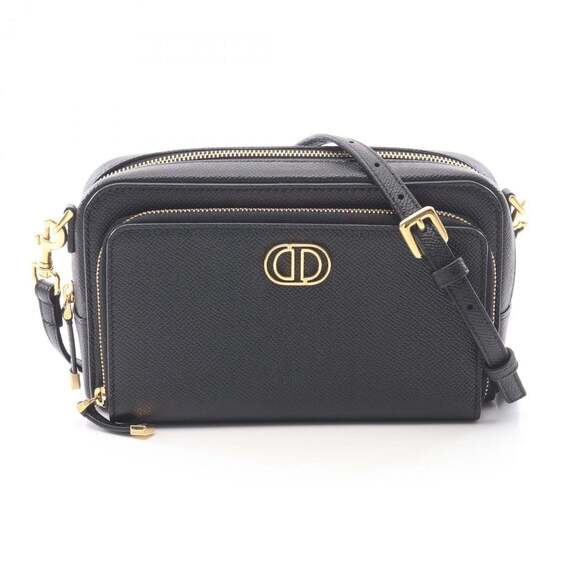 Dior Handbags - CHRISTIAN DIOR Black Leather Shoulder Bag